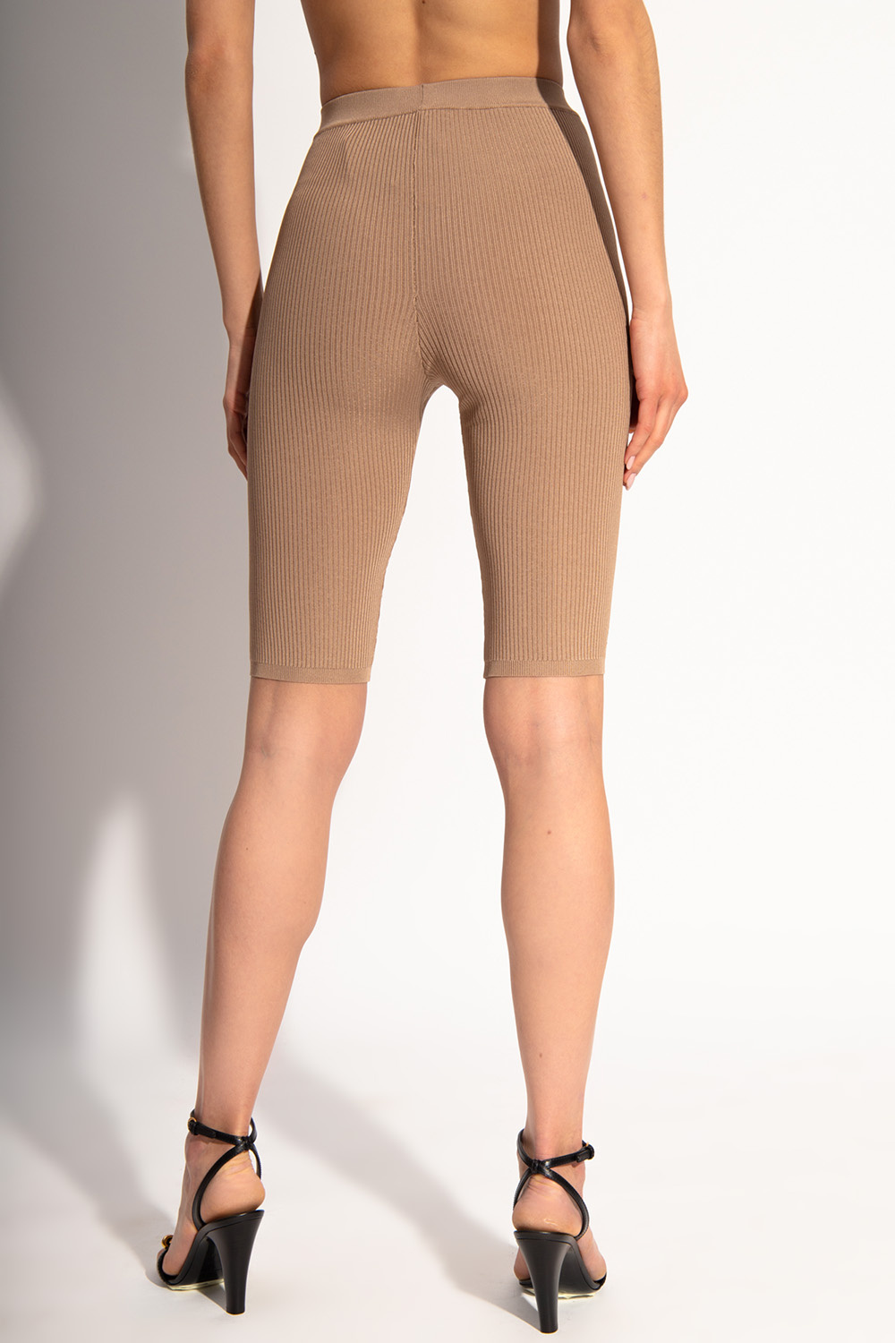 ショートパンツ SAINT LAURENT Women Shorts  Burmudas 788092Y04VD 7073 BROWN bermuda shorts in grain de poudre | Saint Laurent | YSL DK